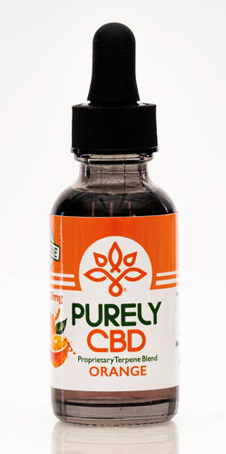 Orange Broad Spectrum CBD Tinctures